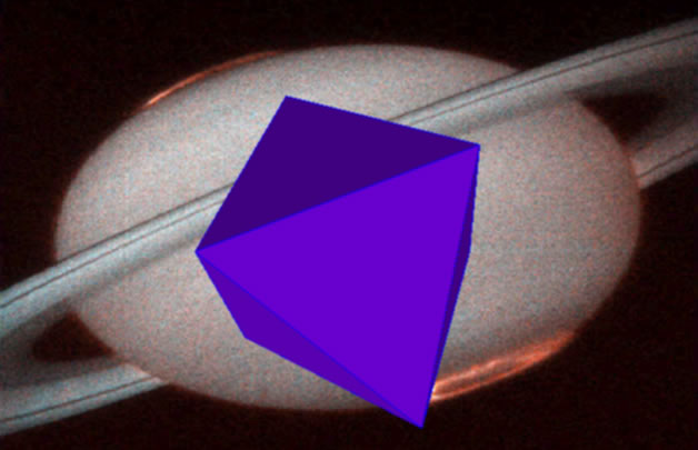 octahedron of Saturns aurora